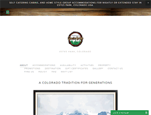 Tablet Screenshot of glacierlodgeonline.com